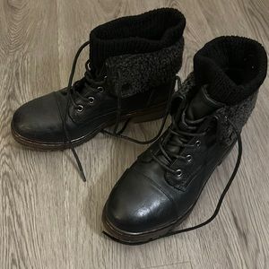 Coolway Just Breathe Women's Layered Black Leather